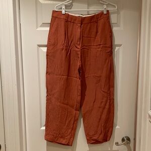 J. Crew women’s cropped Burnt Orange Chinos
